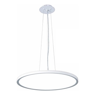 Top Light - Світлодіодна підвісна люстра з регулюванням яскравості REVIT LED/50W/230V 3000-6500K діаметр 60 см білий + пульт дистанційного керування
