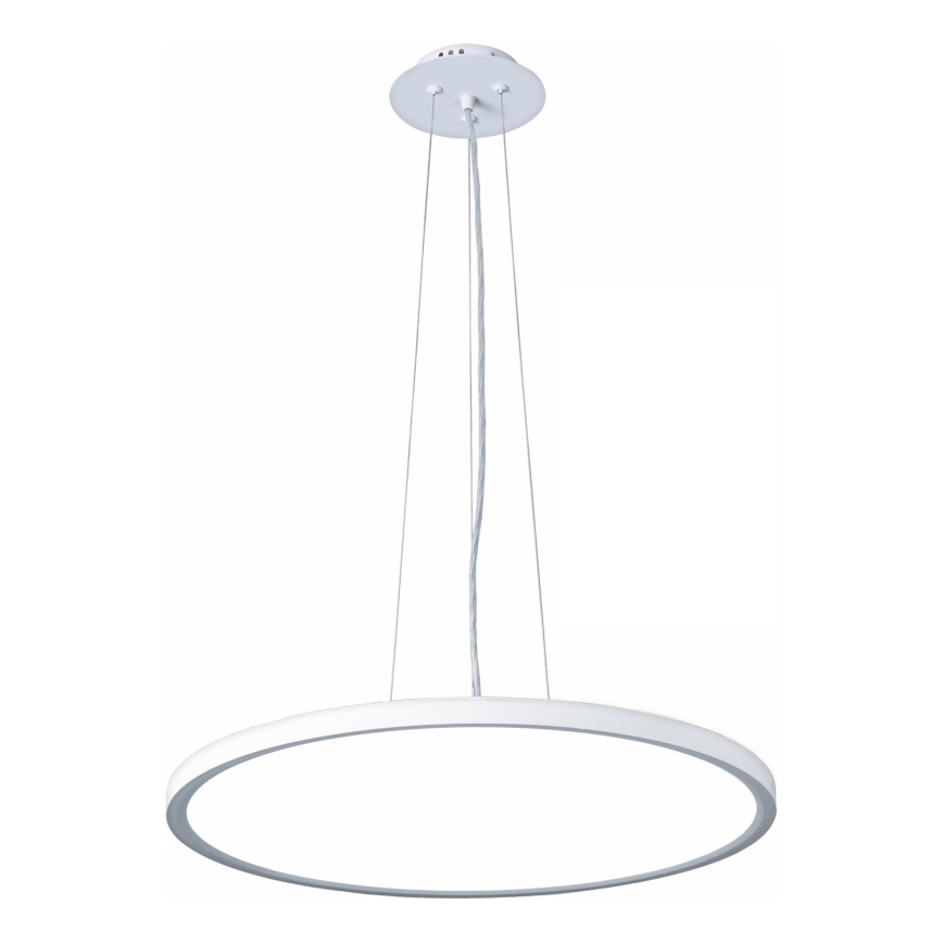 Top Light - Світлодіодна підвісна люстра з регулюванням яскравості REVIT LED/50W/230V 3000-6500K діаметр 60 см білий + пульт дистанційного керування