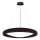 Top Light - Світлодіодна підвісна люстра з регулюванням яскравості SALERNO LED/60W/230V 3000-6500K діаметр 60 см чорний + пульт дистанційного керування