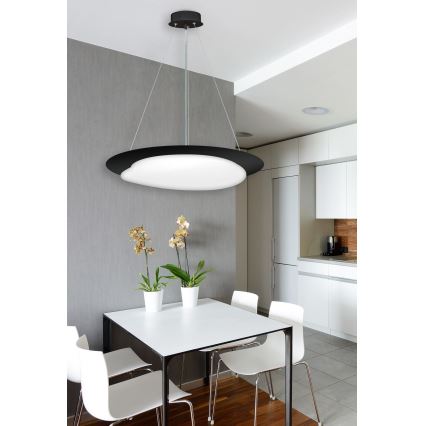 Top Light - Світлодіодна підвісна люстра з регулюванням яскравості STONE LED/51W/230V 3000-6500K + пульт дистанційного керування