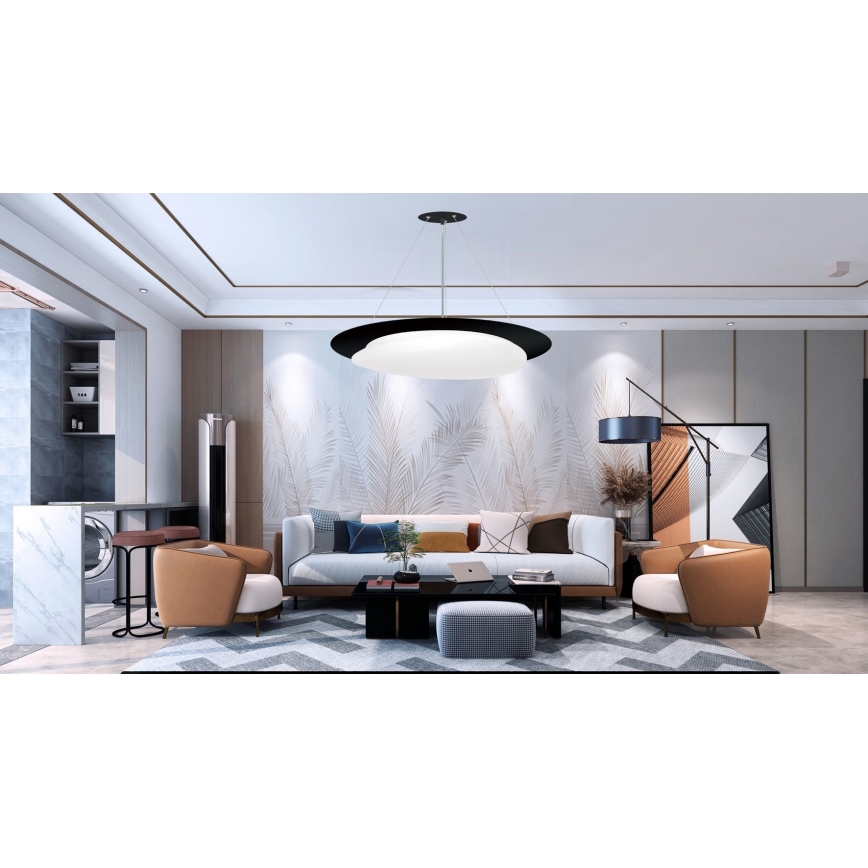 Top Light - Світлодіодна підвісна люстра з регулюванням яскравості STONE LED/51W/230V 3000-6500K + пульт дистанційного керування