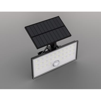Top Light - Світлодіодний настінний прожектор на сонячній батареї з датчиком HELEON VARIO LED/8W/3,7V IP65 4000K + пульт дистанційного керування