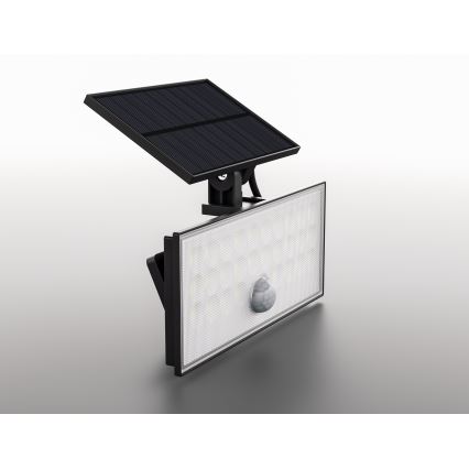 Top Light - Світлодіодний настінний прожектор на сонячній батареї з датчиком HELEON VARIO LED/8W/3,7V IP65 4000K + пульт дистанційного керування