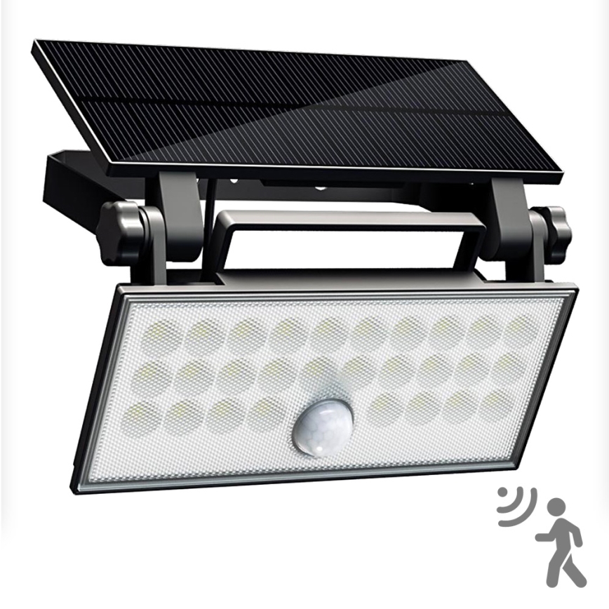 Top Light - Світлодіодний настінний прожектор на сонячній батареї з датчиком HELEON PRO LED/8W/3,7V IP65 4000K