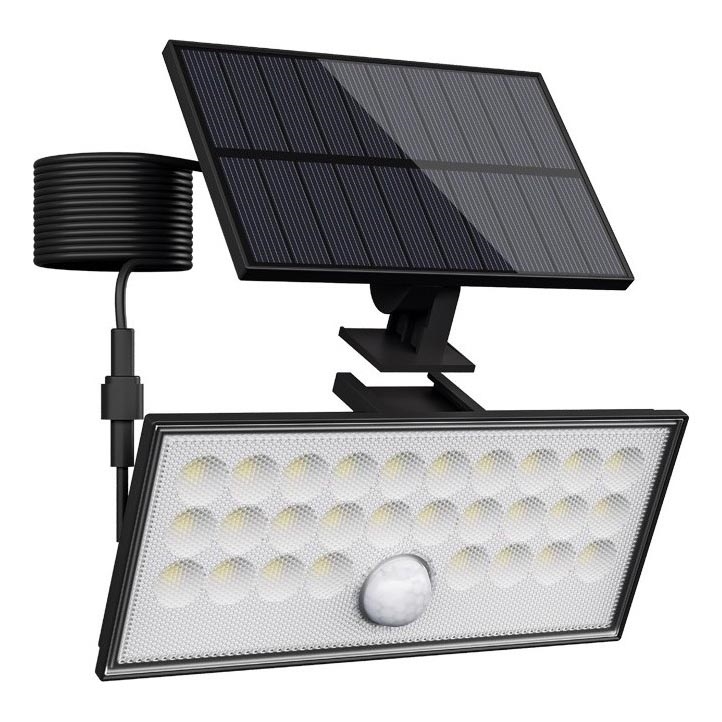 Top Light - Світлодіодний настінний прожектор на сонячній батареї з датчиком HELEON VARIO LED/8W/3,7V IP65 4000K + пульт дистанційного керування