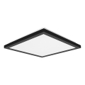 Top Light - Світлодіодний стельовий світильник для ванної кімнати ONYX LED/10W/230V IP44 3000/4000/6500K 28x28 см чорний