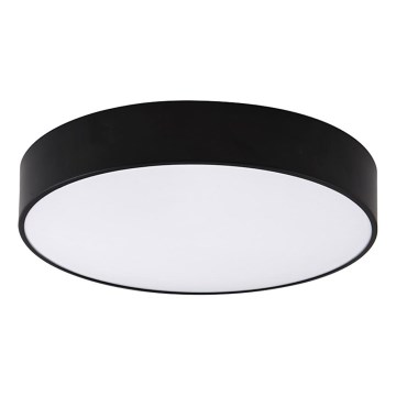 Top Light - Світлодіодний стельовий світильник для ванної кімнати PETAL LED/24W/230V IP44 3000/4000/6500K діаметр 35 см чорний