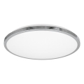 Top Light - Світлодіодний стельовий світильник для ванної кімнати SILVER LED/10W/230V IP44 3000/4000/6500K діаметр 29 см глянцевий хром