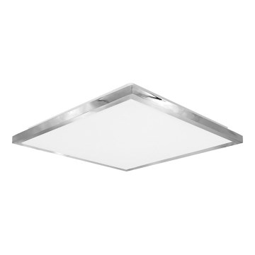 Top Light - Світлодіодний стельовий світильник для ванної кімнати SILVER LED/24W/230V IP44 3000/4000/6500K 38x38 см матовий хром