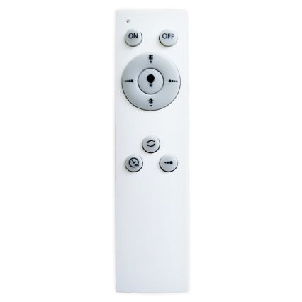Top Light - Світлодіодний стельовий світильник з регулюванням яскравості IVONA 40B RC LED/24W/230V + пульт дистанційного керування білий