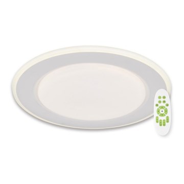 Top Light - Світлодіодний стельовий світильник з регулюванням яскравості NORMAN LED/51W/230V діаметр 39 см білий + пульт дистанційного керування