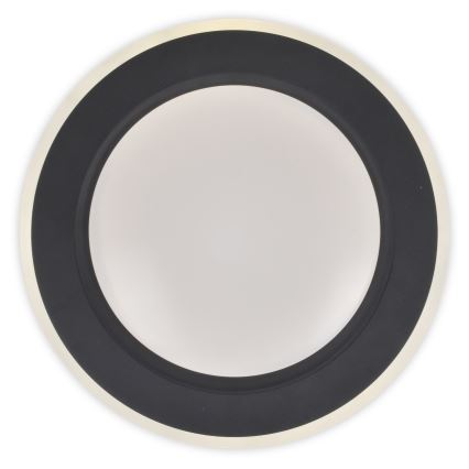 Top Light - Світлодіодний стельовий світильник з регулюванням яскравості NORMAN LED/60W/230V діаметр 49 см чорний + пульт дистанційного керування