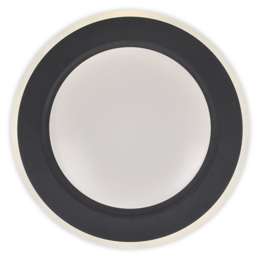 Top Light - Світлодіодний стельовий світильник з регулюванням яскравості NORMAN LED/60W/230V діаметр 49 см чорний + пульт дистанційного керування