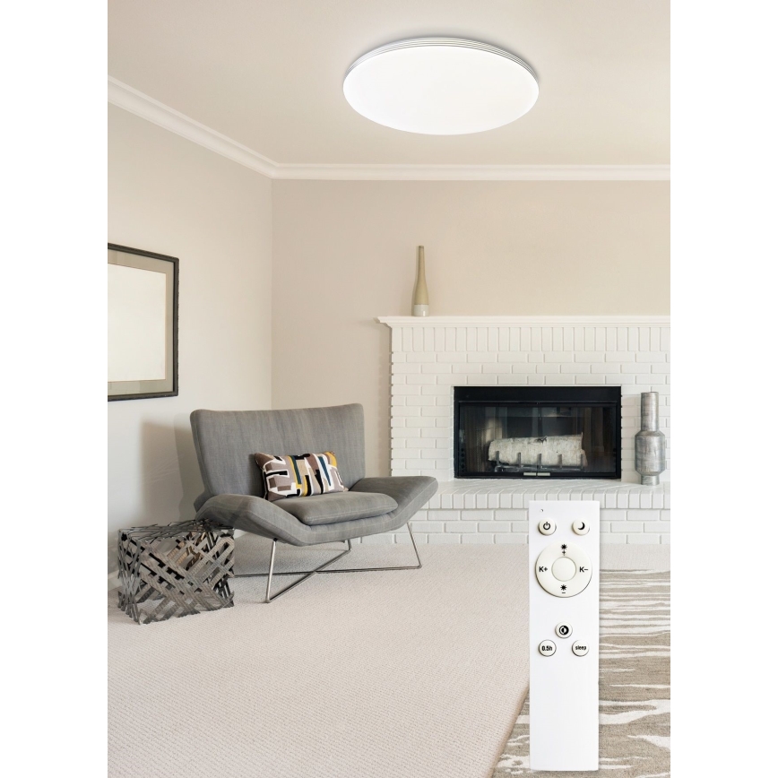 Top Light - Світлодіодний стельовий світильник з регулюванням яскравості OCEAN LED/36W/230V 3000-6500K + пульт дистанційного керування