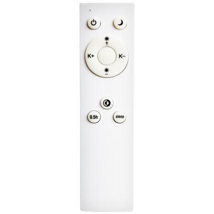 Top Light - Світлодіодний стельовий світильник з регулюванням яскравості REVIT LED/70W/230V 3000-6500K діаметр 75 см чорний + пульт дистанційного керування