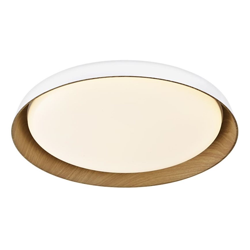 Top Light - Світлодіодний стельовий світильник з регулюванням яскравості SATELLITE LED/48W/230V 3000-6500K діаметр 53 см білий/коричневий + пульт дистанційного керування