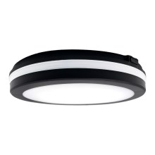 Top Light - Світлодіодний світильник для ванної кімнати COMET LED/15W/230V 3000/4000/6500K IP54 діаметр 20 см чорний
