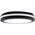 Top Light - Світлодіодний світильник для ванної кімнати COMET LED/24W/230V 3000/4000/6500K IP54 діаметр 30 см чорний