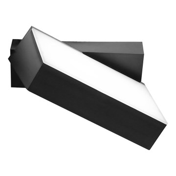 Top Light - уличный настенный светильник FLIP LED, 12 Вт, 230 В, 3000/4000/6000 К, IP54, чёрный