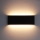 Top Light - Уличный светодиодный настенный светильник OBLIGO LED/12W/230V IP65 черный