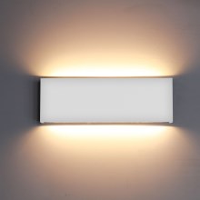 Top Light - Уличный светодиодный настенный светильник OBLIGO LED/12W/230V IP65 белый
