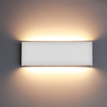 Top Light - Вуличний настінний LED світильник LED/12W/230V IP65 чорний