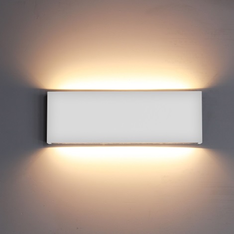 Top Light - Вуличний світлодіодний настінний світильник OBLIGO LED/12W/230V IP65 білий