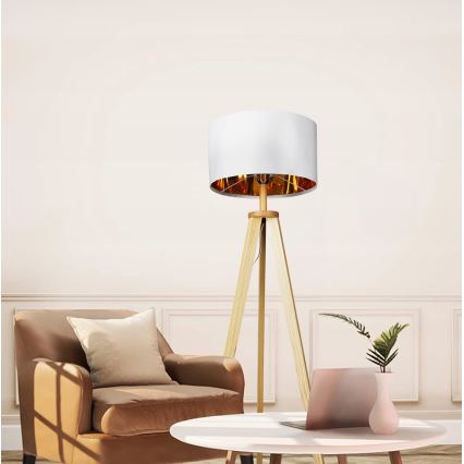 Торшер 1xE27/40 Вт/230 В белый