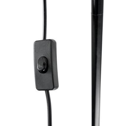 Торшер 1xE27/40W/230V черный