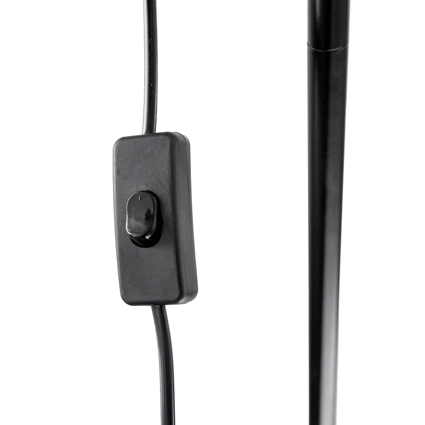 Торшер 1xE27/40W/230V чорний