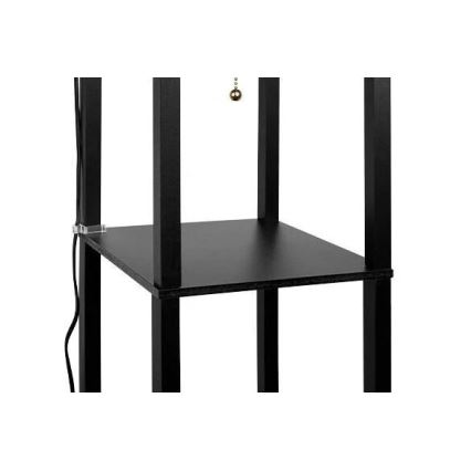 Торшер 1xE27/60W/230V черный/белый