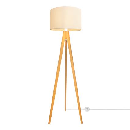 Торшер ALBA 1xE27/15W/230V кремовый/дуб