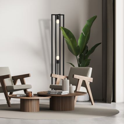 Торшер ARNOLD 2xE27/60W/230V чорний