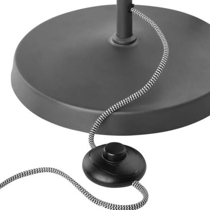 Торшер ARTHUR 1xE27/25W/230V серый