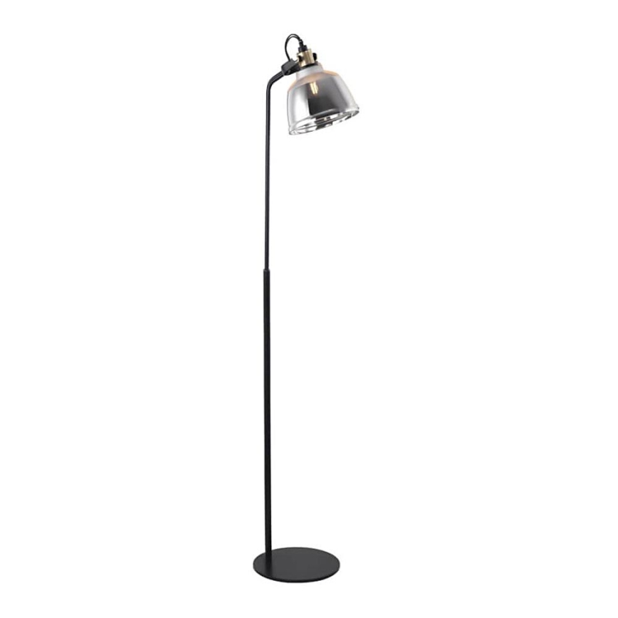 Торшер ASGARD 1xE27/11W/230V серая/черная/золотая