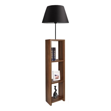 Торшер AYD 1xE27/40W/230V коричневий/чорний