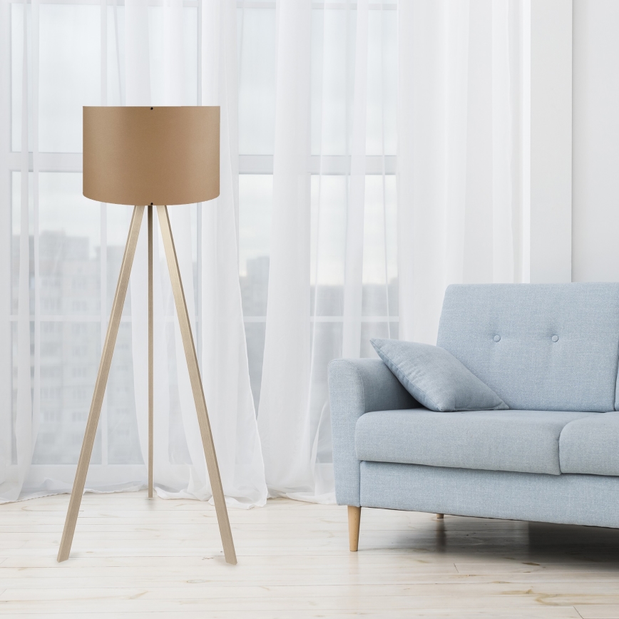 Торшер AYD 1xE27/40W/230V коричневый/бежевый