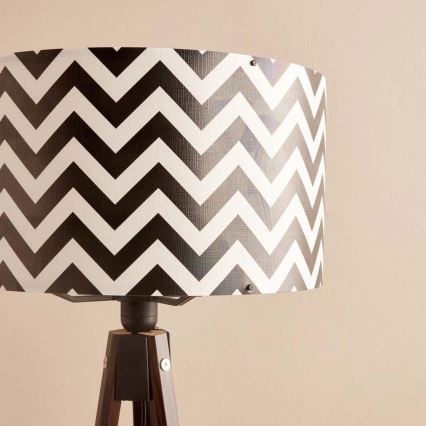 Торшер AYD 1xE27/40W/230V коричневый/чёрный/белый