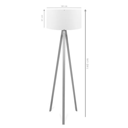 Торшер AYD 1xE27/40W/230V коричневый/серый