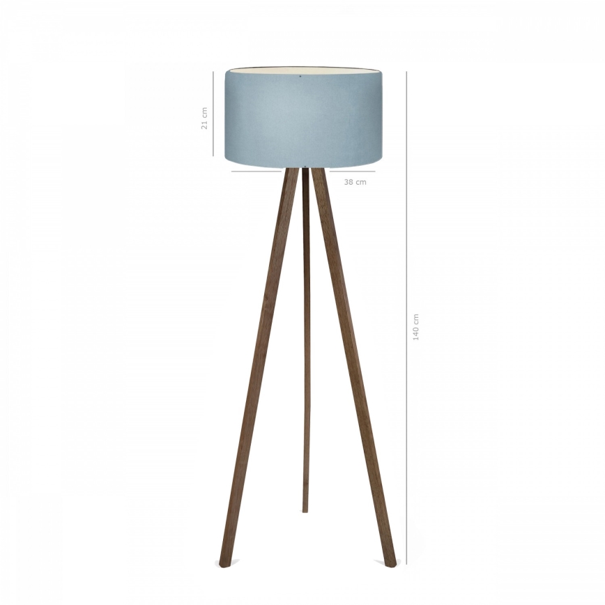 Торшер AYD 1xE27/40W/230V коричневый/синий