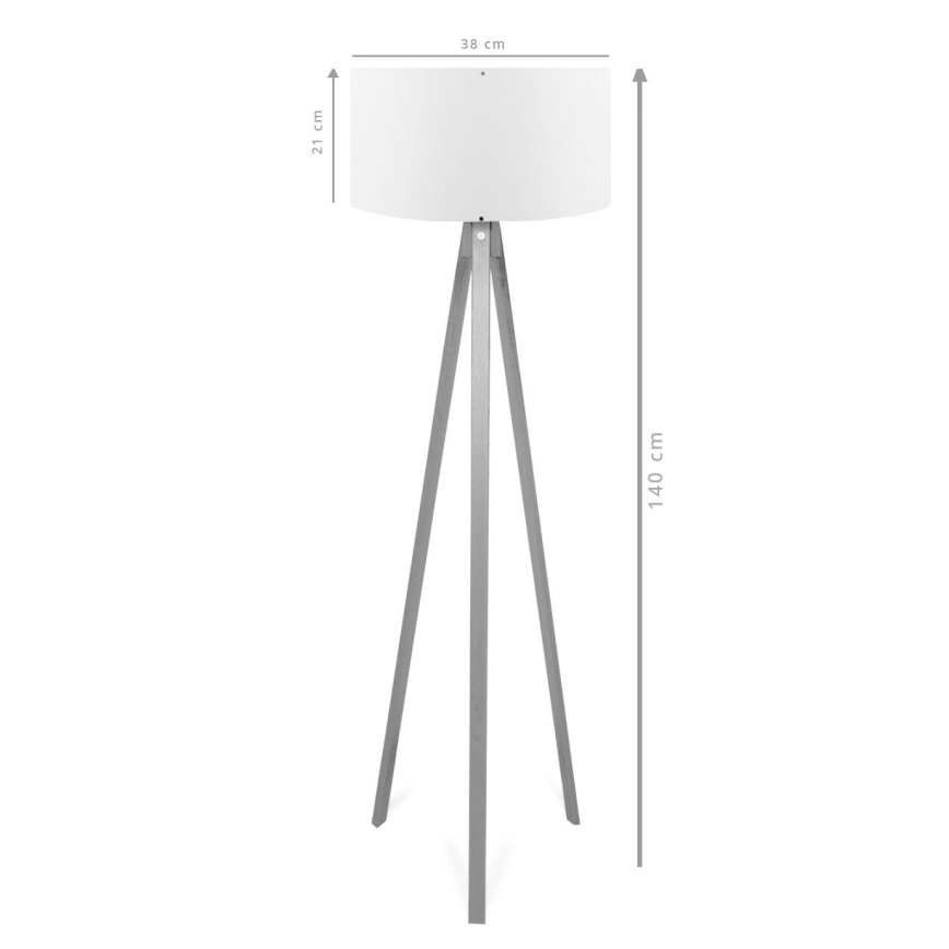 Торшер AYD 1xE27/40W/230V коричневый