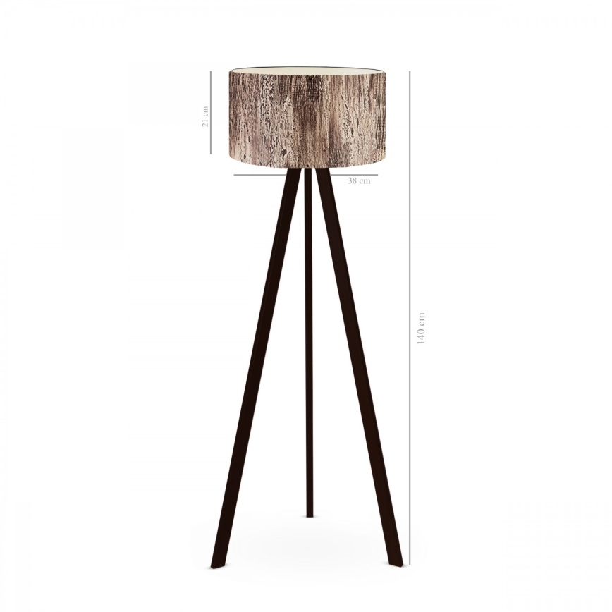 Торшер AYD 1xE27/40W/230V коричневый