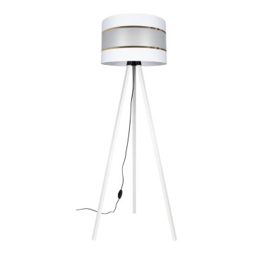 Торшер CORAL 1xE27/60W/230V белый/золотой