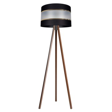 Торшер CORAL 1xE27/60W/230V коричневий/чорний/золотий