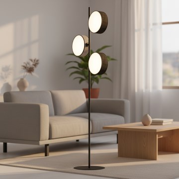 Торшер DRUMZ 3xE14/10W/230V черный/серый