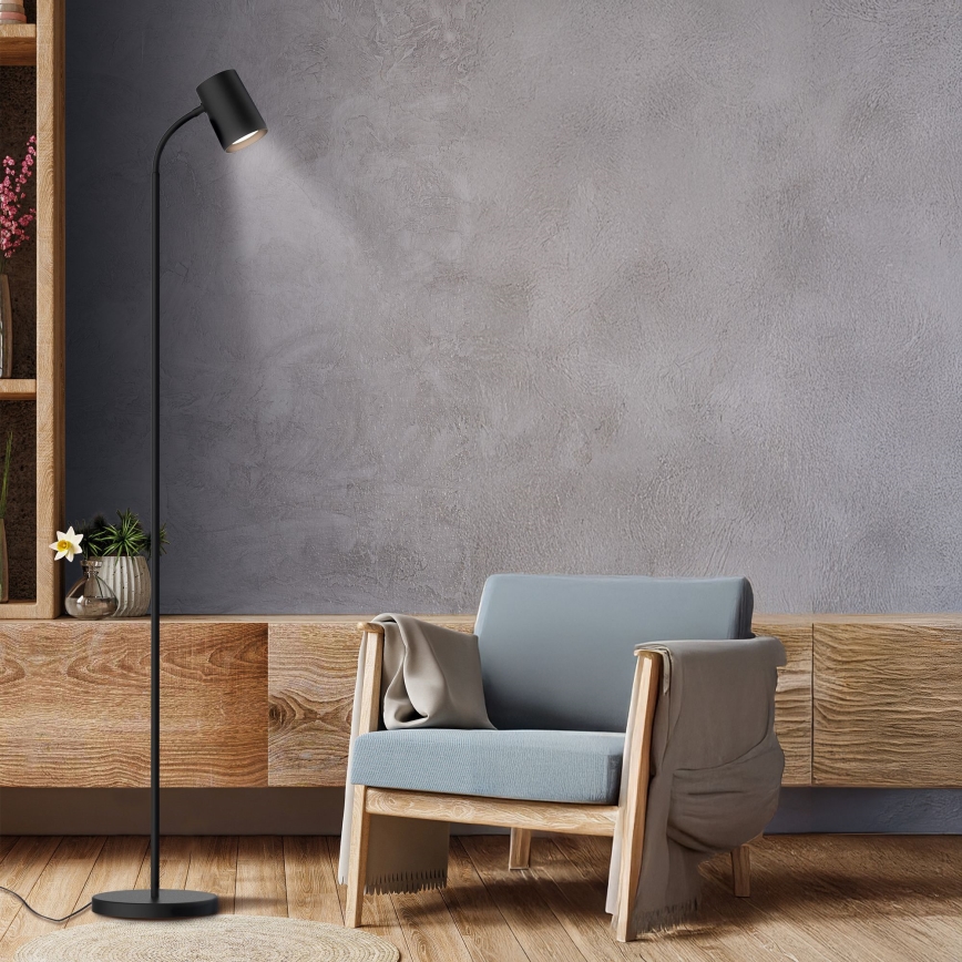 Торшер FELIX 1xGU10/9W/230V чорний