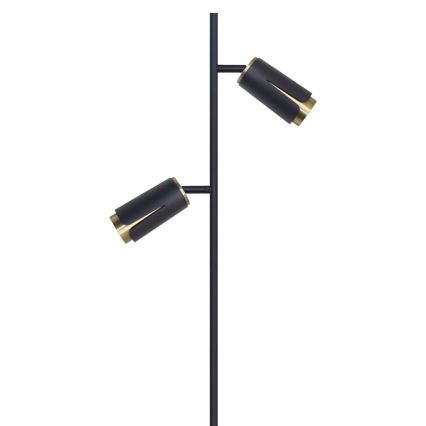 Торшер FLOWER 2xGU10/8W/230V чорний