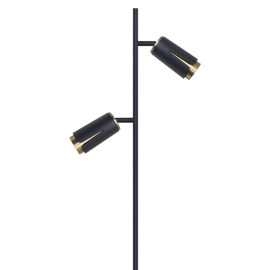 Торшер FLOWER 2xGU10/8W/230V чорний