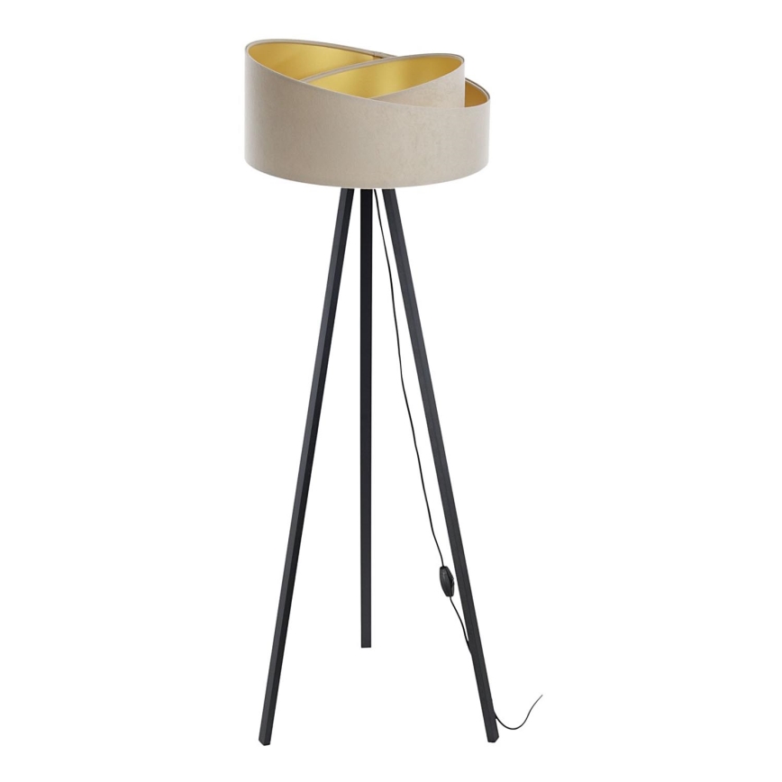 Торшер GALAXY 1xE27/60W/230V бежевый/венге