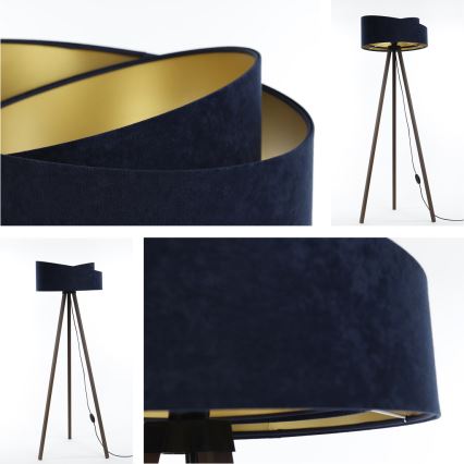 Торшер GALAXY 1xE27/60W/230V синий/коричневый